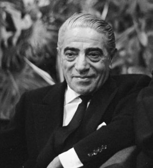 Aristotle Onassis, Greek shipowner and shipping tycoon
