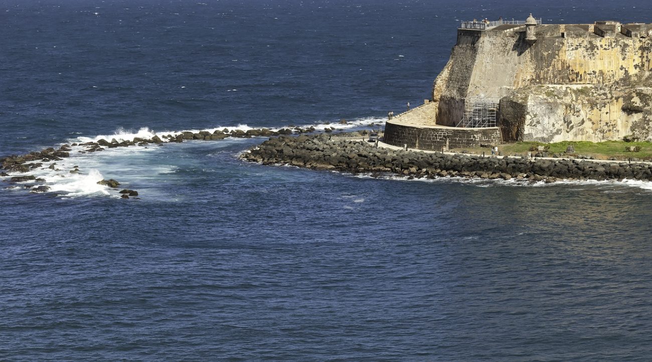 El Morro Castle overlooking San Juan Harbour Puerto Rico
