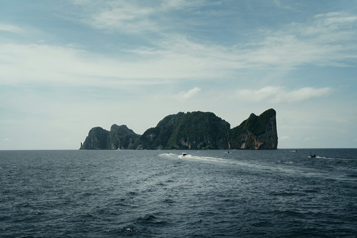 Representative maritime vessel at sea