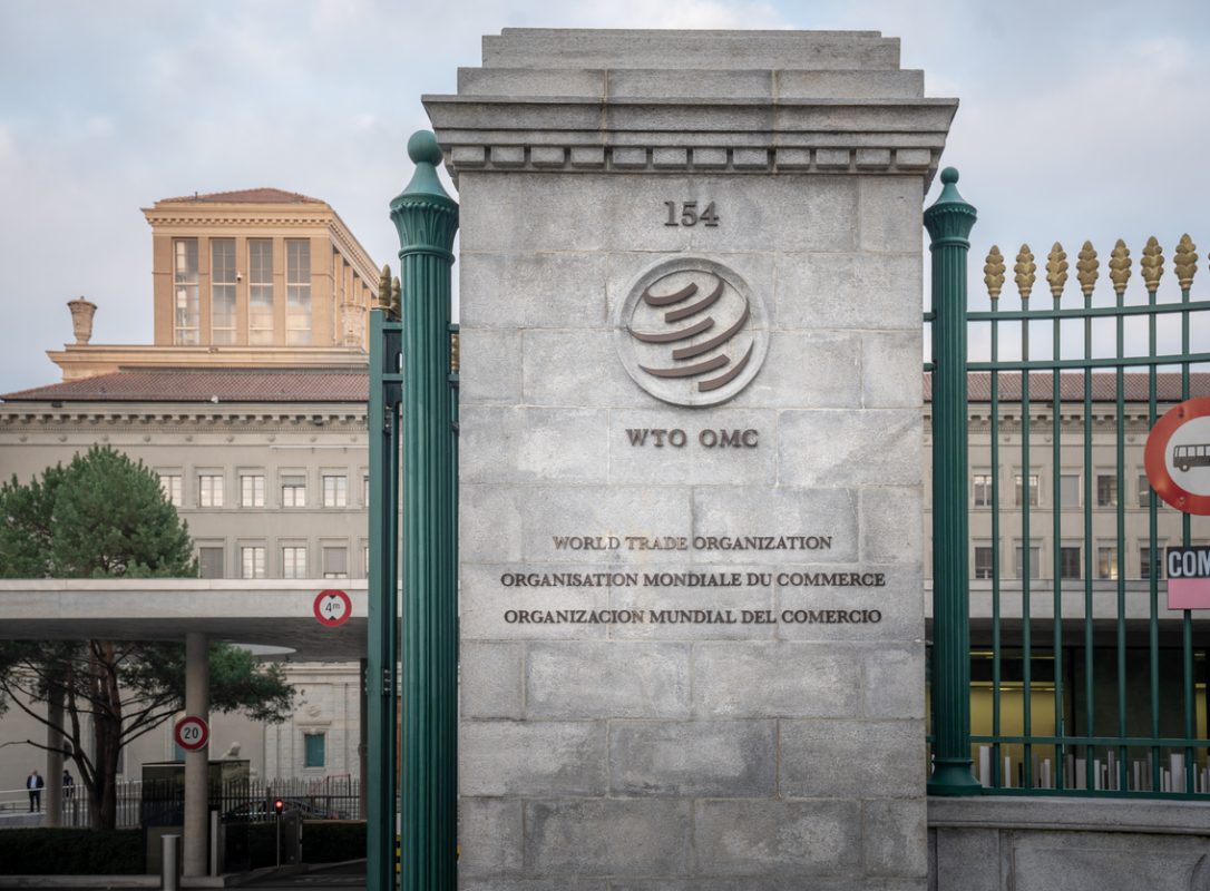 World Trade Organization headquarters Geneva Switzerland global trade shipping risk