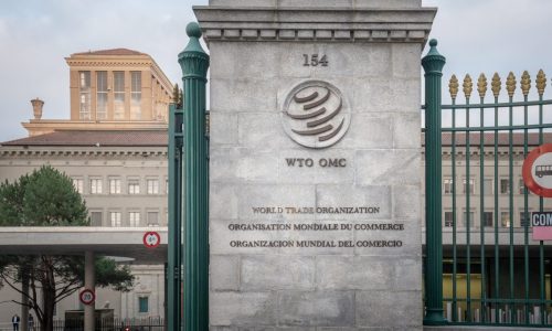 World Trade Organization headquarters Geneva Switzerland global trade shipping risk