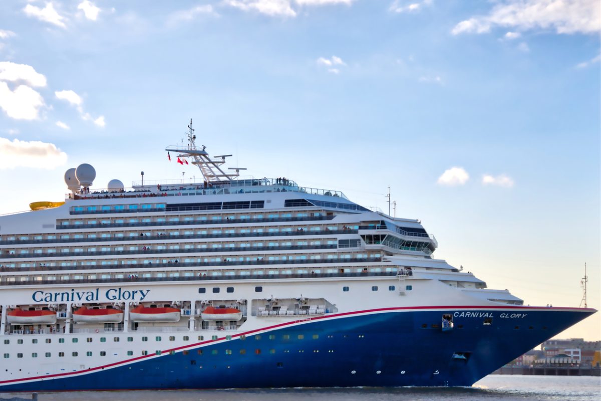 Carnival Glory cruise ship representing cruise industry facing rising fuel costs and profit pressure