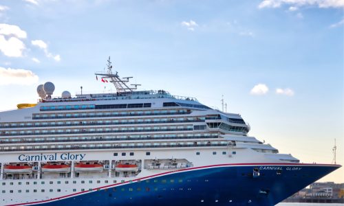 Carnival Glory cruise ship representing cruise industry facing rising fuel costs and profit pressure