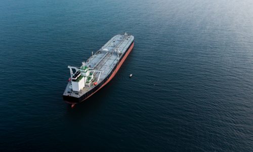 Oil tanker at sea representing fuel transport and tanker shipping linked to Cuba supply decisions