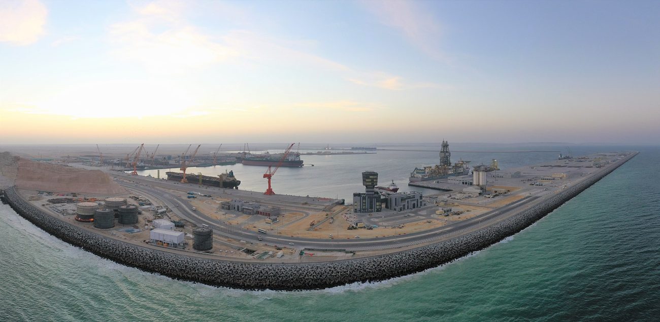 Duqm Port Oman maritime logistics hub on the Arabian Sea
