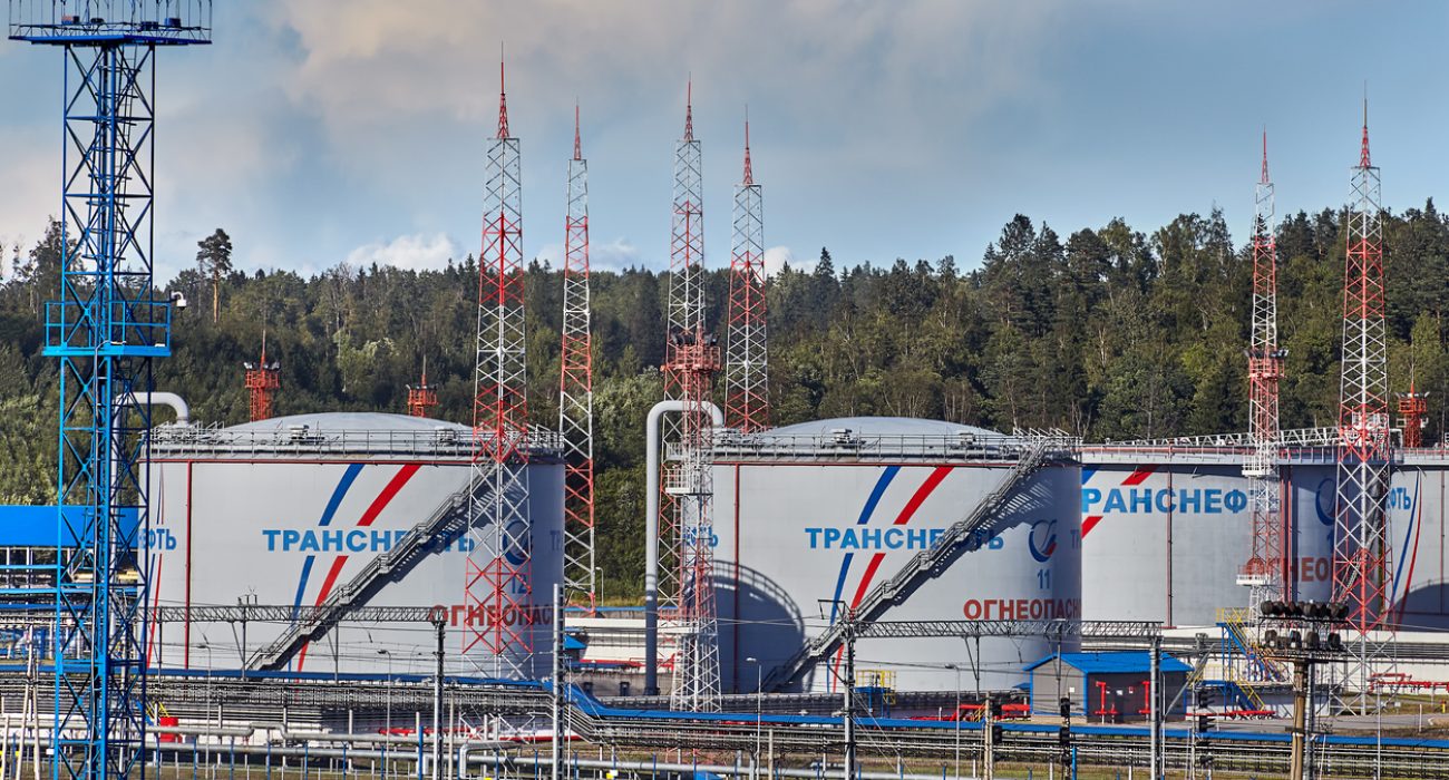 Ust-Luga oil terminal Baltic Sea Russia Transneft crude export port