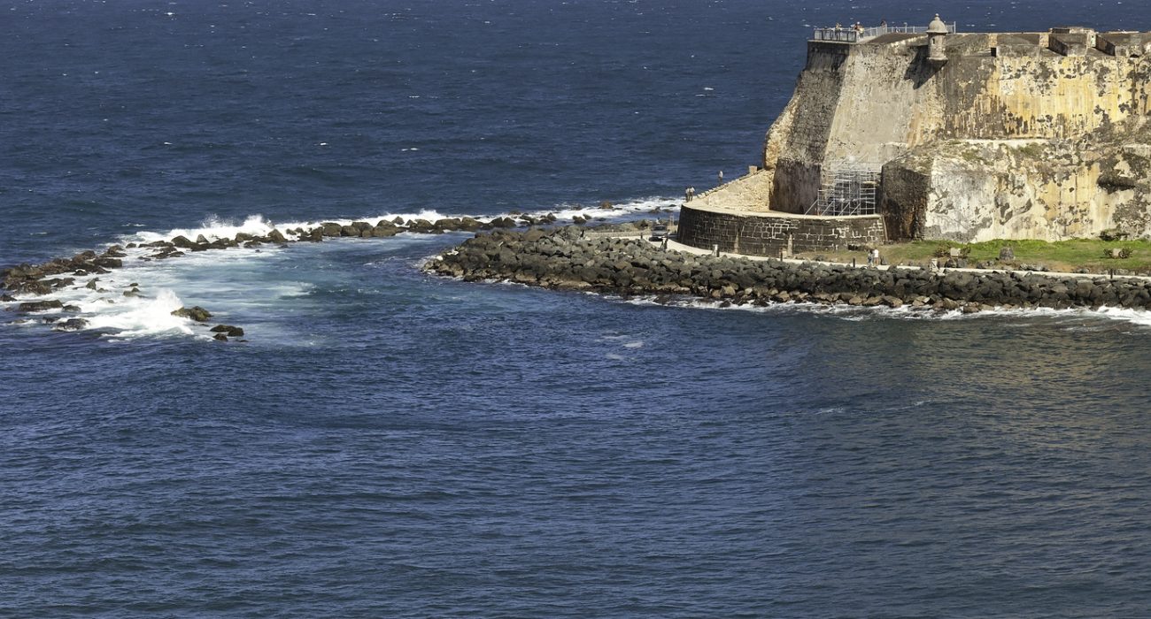 El Morro Castle overlooking San Juan Harbour Puerto Rico