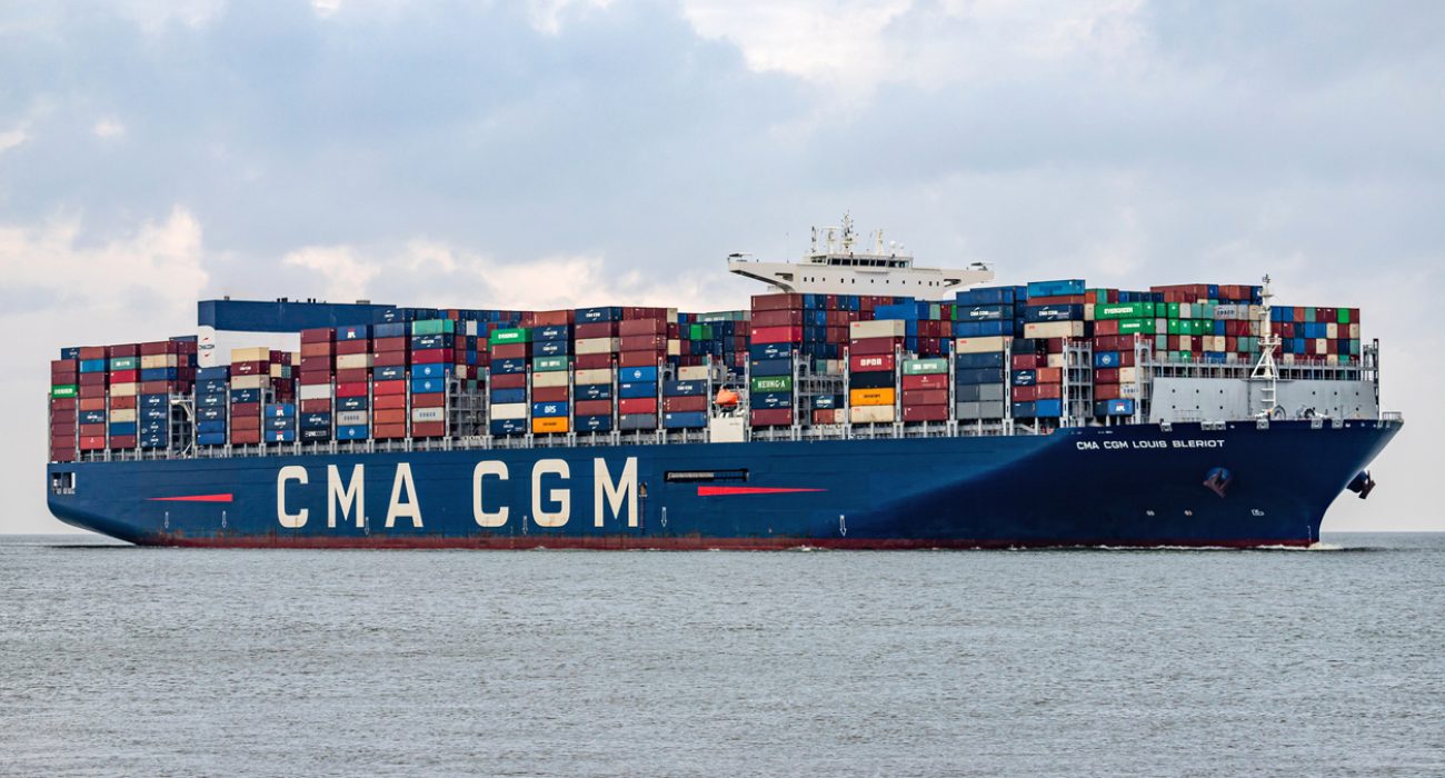 CMA CGM Louis Bleriot container ship fuel costs shipping surcharge inland transport